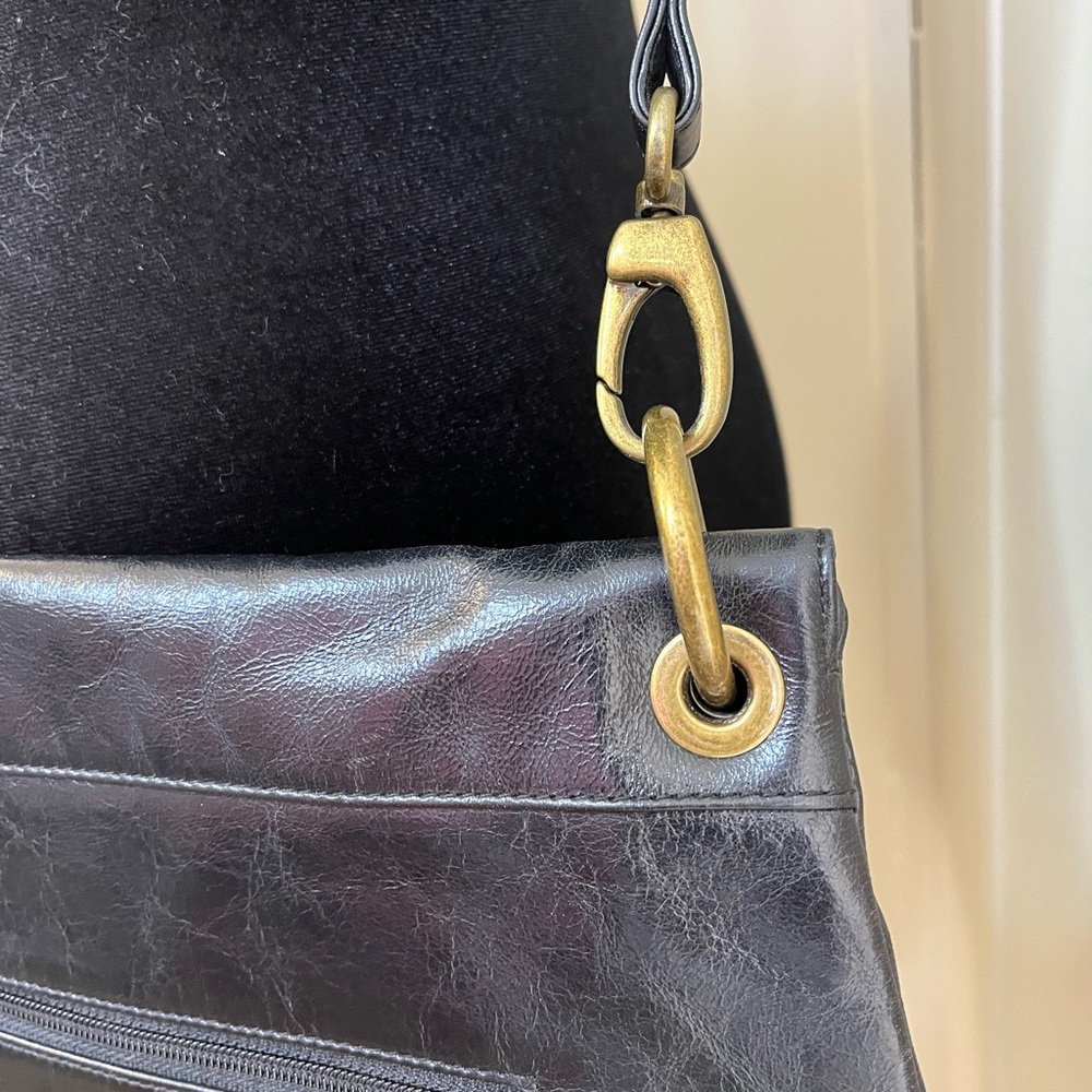HOBO Black Leather Crossbody Bag - Picture 5 of 12
